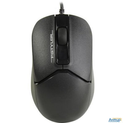 Мышь A4tech Fstyler Fm12 черный оптическая (1200dpi) Usb (3but)
