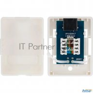 Розетка компьютерная внешняя, 1-порт Rj-45 (8p8c), Utp неэкранированная, категория 6, Rexant