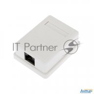 Розетка компьютерная внешняя, 1-порт Rj-45 (8p8c), Utp неэкранированная, категория 6, Rexant
