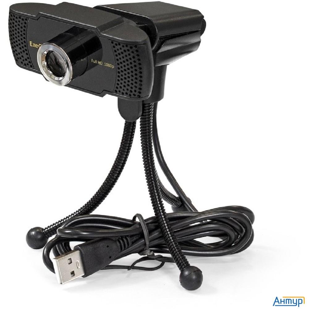 Exegate Ex287242rus Веб-камера Exegate Businesspro C922 Fullhd Tripod, Usb, 1920х1080, микр.с шумопо