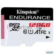 Флеш карта Microsd 128gb Kingston MicrosdНc Class 10 A1 Uhs-i Endurance 95r/45w  Card Only