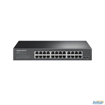 Mercusys Ms124gs Коммутатор с 24 гигабитными портами для размещения на столе или в стойке