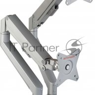 Кронштейн Arm Media Lcd-t36 Silver, 4 шт/уп. Кр. алюм. настол. для 2-х мон. 15"-34", Max 2х9 кг, нак