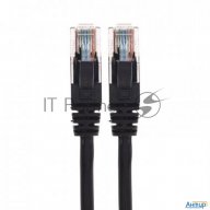 Патч-корд U/utp Rexant категория 6, Rj45-rj45, неэкранированный, 26awg, Lszh, черный, 1.5 м