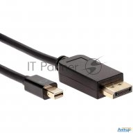 Кабель-переходник Mini Displayport M -> Display Port M  4k*60 Hz 1,8м Vcom <cg682-1.8m>