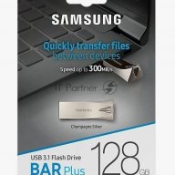 Внешний накопитель 128gb Usb Drive  Usb 3.1  Samsung Bar Plus  Up To 300mb/s   Muf 128be3/apc