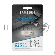 Внешний накопитель 128gb Usb Drive  Usb 3.1  Samsung Bar Plus  Up To 300mb/s   Muf 128be3/apc