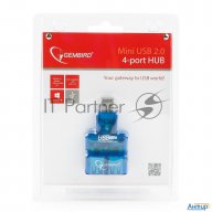 Контроллер Gembird  Hub Usb2.0 Mini 4-port Uhb-cn224