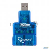 Контроллер Gembird  Hub Usb2.0 Mini 4-port Uhb-cn224