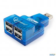 Контроллер Gembird  Hub Usb2.0 Mini 4-port Uhb-cn224