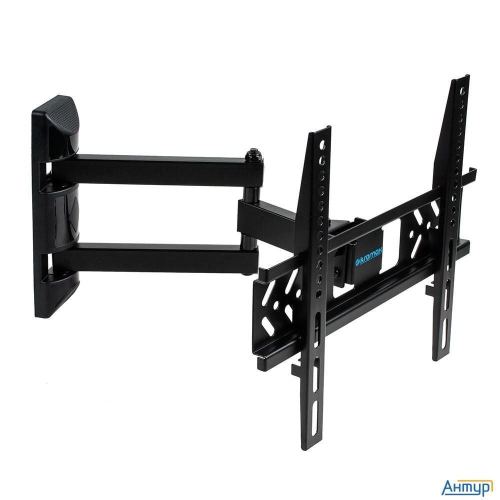Kromax Pixis-xs Черный Кр. стал. наст. для Tv 22"-5", Max 30 кг