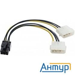 Exegate Ex138937rus Переходник питания Pci-express 6pin (от 2х разъемов Molex (ide) блока питания),