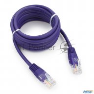 Патч-корд Utp Cablexpert кат.5e, 2м, литой, многожильный (фиолетовый)