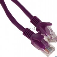Патч-корд Utp Cablexpert кат.5e, 2м, литой, многожильный (фиолетовый)