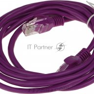 Патч-корд Utp Cablexpert кат.5e, 2м, литой, многожильный (фиолетовый)