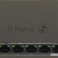 Коммутатор Tenda Tef1105p-4-38w 5port 10/100m