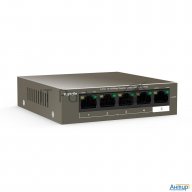 Коммутатор Tenda Tef1105p-4-38w 5port 10/100m