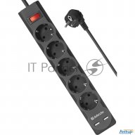 Сетевой фильтр Defender 1.8m Dfs 751 5outl. 99751