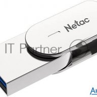 Флеш Диск Netac U785 16gb <nt03u785c-016g-30pn>, Usb3.0+typec, металлическая