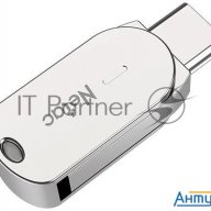 Флеш Диск Netac U785 16gb <nt03u785c-016g-30pn>, Usb3.0+typec, металлическая