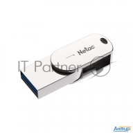 Флеш Диск Netac U785 16gb <nt03u785c-016g-30pn>, Usb3.0+typec, металлическая