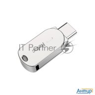 Флеш Диск Netac U785 16gb <nt03u785c-016g-30pn>, Usb3.0+typec, металлическая