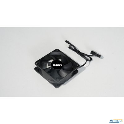 Cbr Вентилятор для корпуса Cbr-cf-8025-1600b, 80*80*25мм, 3-pin+molex, 1600 Rpm, 30 Cfm, 24.6 Dba