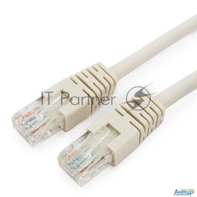 Патч-корд Utp Cablexpert кат.6, 0.25м, литой, многожильный (серый)