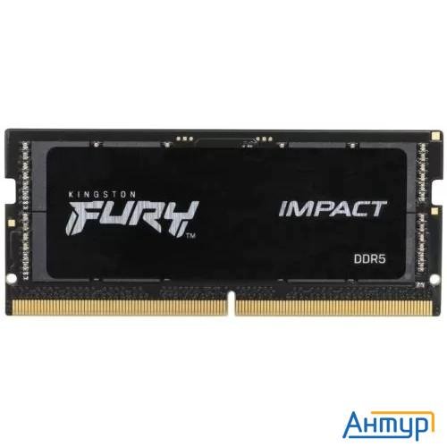 Память оперативная/ Kingston 32gb 4800mt/s Ddr5 Cl38 Sodimm Fury Impact Pnp
