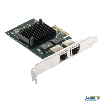 Exegate Ex292506rus Сетевой адаптер Exegate Exe-i350-t2v2 (pci-e X4 V2.1, порты 2xrj45 (медные), 10/
