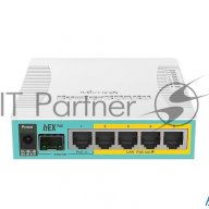 Маршрутизатор 10/100/1000m 5port Hex Poe Rb960pgs Mikrotik