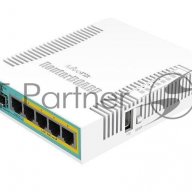 Маршрутизатор 10/100/1000m 5port Hex Poe Rb960pgs Mikrotik