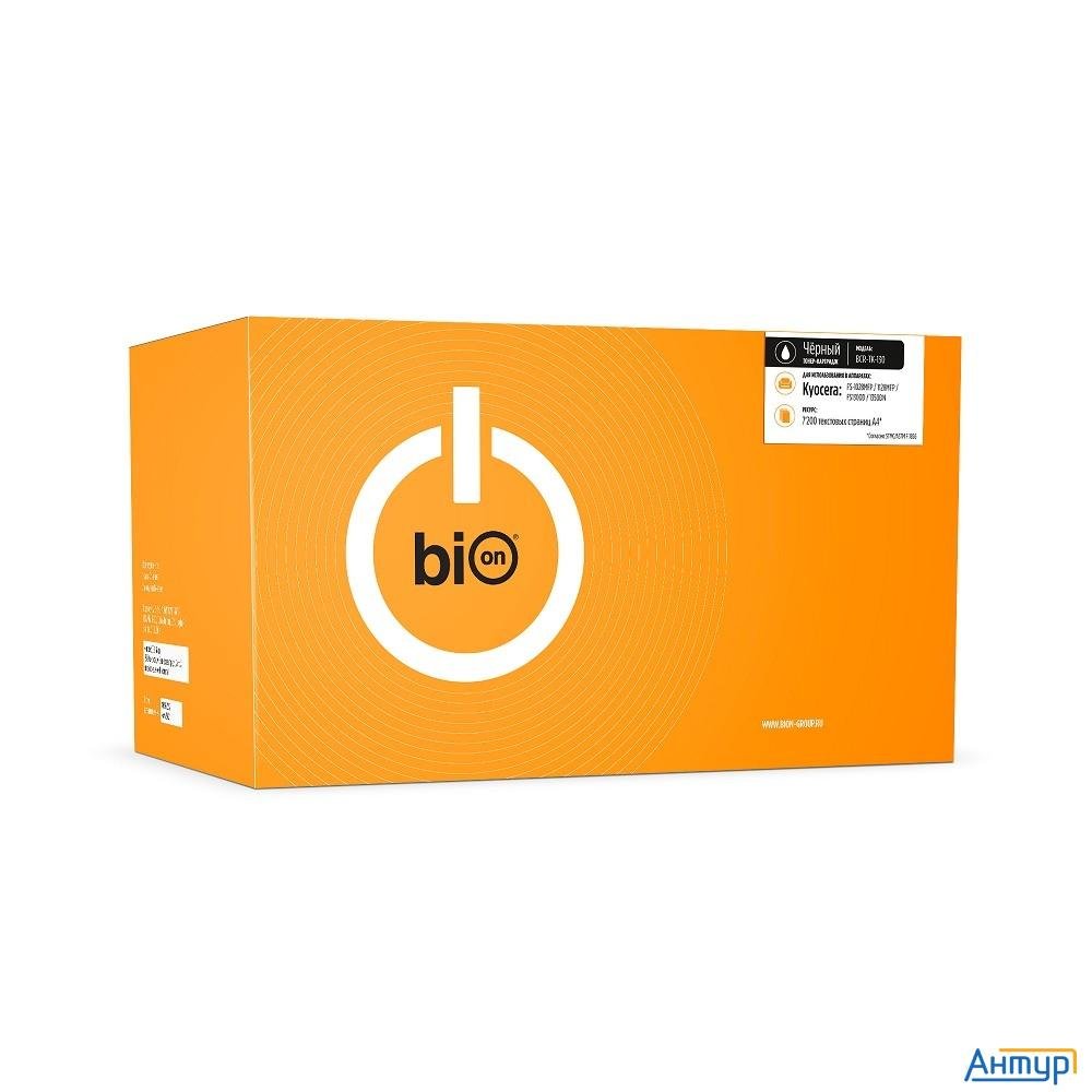 Bion Bcr-tk-130  Картридж для Kyocera{fs-1028mfp/1128mfp/1300d/1300n/1350dn } (7200  стр.),Черный, с
