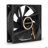 Вентилятор Exegate Ex288926rus Ex09225b3p (92x92x25 мм, 2-ball (двойной шарикоподшипник), 3pin, 2100