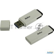 Флеш Диск Netac U185 32gb  Nt03u185n 032g 30wh , Usb3.0, с колпачком, пластиковая белая
