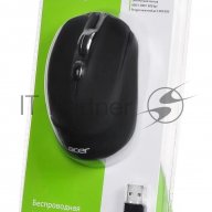 Мышь Acer Omr050 черный оптическая (1600dpi) беспроводная Bt/radio Usb (8but)