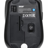 Мышь Acer Omr050 черный оптическая (1600dpi) беспроводная Bt/radio Usb (8but)
