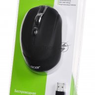Мышь Acer Omr050 черный оптическая (1600dpi) беспроводная Bt/radio Usb (8but)