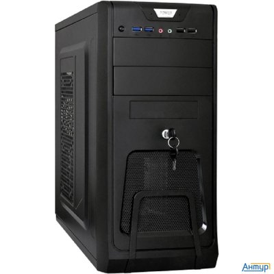 Exegate Ex283218rus Корпус Miditower Exegate Cp-603ub Black, Atx, <cp500w, 80mm>, 2*usb+2*usb3.0, Au