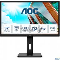 Монитор Aoc 31.5" Value Line Q32p2 черный Ips Led 7ms 16:9 Hdmi матовая 1000:1 250cd 178гр/178гр 256