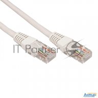 Патч-корд U/utp Rexant категория 6a (10g), Rj45-rj45, неэкранированный, 28awg, Lszh, серый, 5 м
