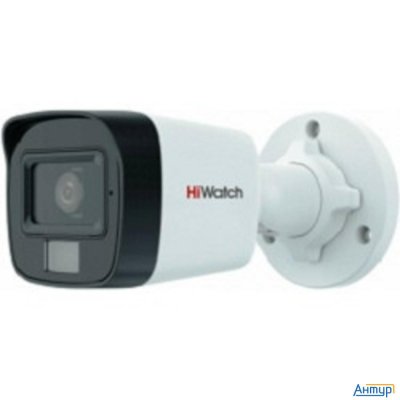 Камера видеонаблюдения аналоговая Hiwatch Ds-t200a(b) (3.6mm) 3.6-3.6мм Hd-tvi цв. корп.:белый