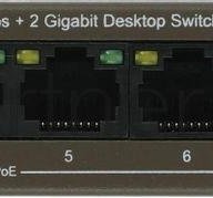 Коммутатор Tenda Tef1110p-8-102w 8port 100m 8poe