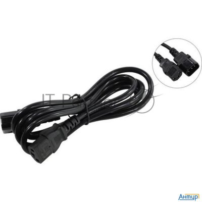 Кабель монитор-компьютер (ups->уст-во) Exegate Power Ec-1,8p (С13->С14) Vde-250v-3*1,00-cu,10a, 1.8м