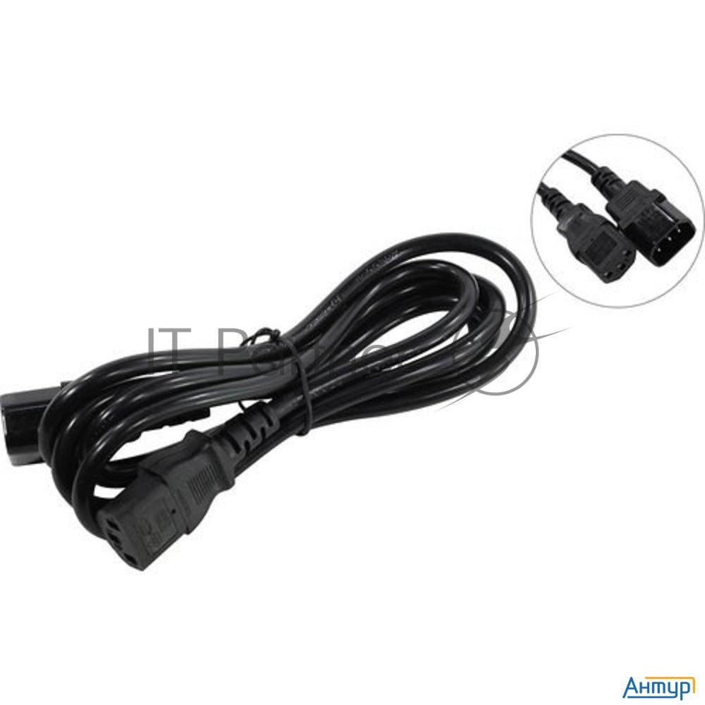 Кабель монитор-компьютер (ups->уст-во) Exegate Power Ec-1,8p (С13->С14) Vde-250v-3*1,00-cu,10a, 1.8м