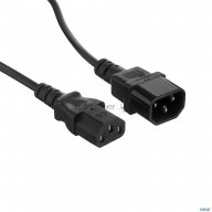 Кабель монитор-компьютер (ups->уст-во) Exegate Power Ec-1,8p (С13->С14) Vde-250v-3*1,00-cu,10a, 1.8м