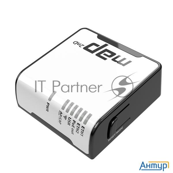 Беспроводной маршрутизатор Mikrotik Rbmap2nd 802.11n 300mbps 2.4 ГГц -1xlan Poe белый