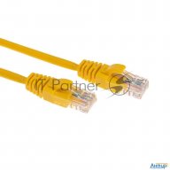 Патч-корд U/utp, Cat 5e, Rj45-rj45, 26awg, Zh нг(А)-hf, желтый, 0, 5м  Rexant