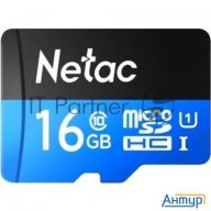 Флеш карта Microsdhc 16gb Netac P500 <nt02p500stn-016g-s>  (без Sd адаптера) 80mb/s