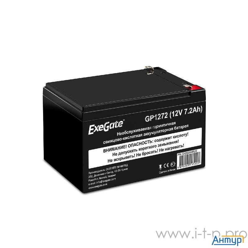 Exegate Gp1272  12v 7.2ah , клеммы F2